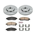 thumbnail image 3 of Power Stop Front Stock Replacement Brake Pad and Rotor Kit KOE5370, 3 of 8