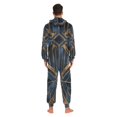 thumbnail image 4 of FORMRS Onesies Pajama for Adults Unisex Hoodie Winter Jumpsuit One Piece Sleepwear, Sizes S-2XL, Elegant Geometric Pattern, 4 of 7