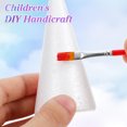 thumbnail image 3 of HAMPPLIES Craft Paper Cones 12-Pcs White for Childrens Craft Activities, 3 of 8