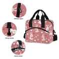 thumbnail image 3 of FORMRS Reusable Lunch Bag for Work School Leakproof Insulated Cooler with Adjustable Shoulder Strap, Bunny Love Blooms, 3 of 6
