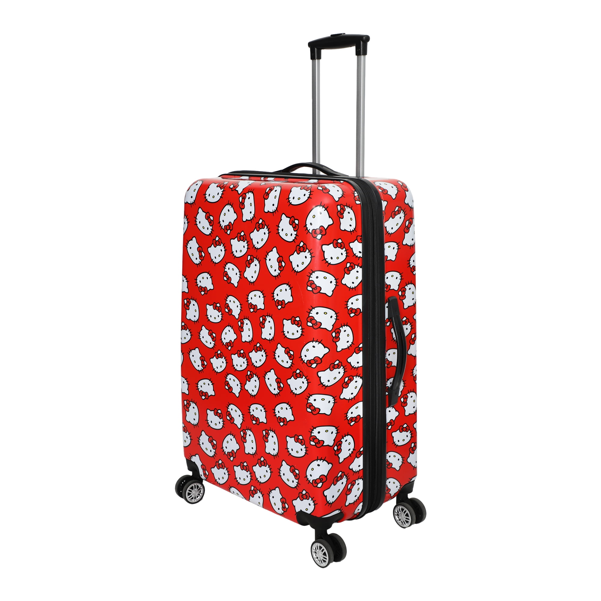Hello Kitty All-Over Print 28" Suitcase With 360-Degree Wheels And Retractable Handle