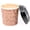 Print, variant on Disposable Espresso Cups with Lids - 4 Oz - 50 Sets - Kraft Coffee Print - Small To Go Paper Cups with Tops for Home Office or Party