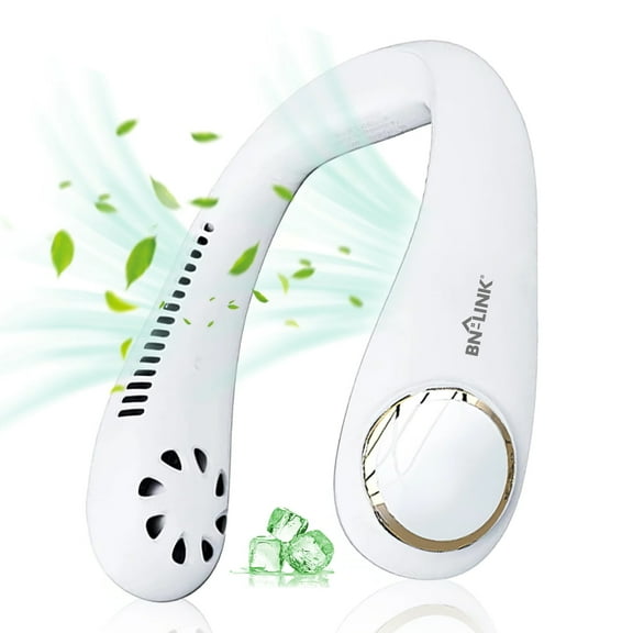 BN-LINK 3-Speed Rechargeable 3000 mAh Battery Wearable Personal Fan