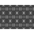 thumbnail image 1 of Ahgly Company Machine Washable Indoor Rectangle Transitional Sonic Silver Gray Area Rugs, 2' x 3', 1 of 7