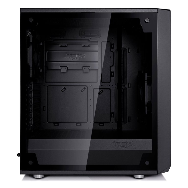 Fractal Design Meshify C Blackout TG Light Tint ミドルタワー型PCケース CS7100 FD-CA-MESH-C-BKO-TGL mxn26g8 Fractal Design FD-CA-MESH-C-BKO-TGL Meshify C - TG Black ATX