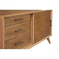 thumbnail image 6 of Home Square 4 Piece Set with TV Console King Panel Bed & Nightstand in Acorn, 6 of 25
