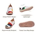 thumbnail image 6 of UIN Women's Art Travel Shoes Loafers Fashion Canvas Comfort Wide Toe Casual Slip On Mules, 6 of 7
