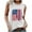White, variant on Odeerbi Tank Top For Women Sleeveless Tops 2025 Casual Blouse American Flag Star Stripe Printed T-shirt Tee Tops White