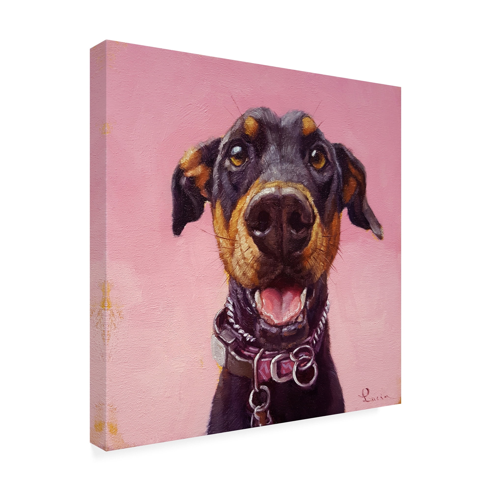 Trademark Fine Art 'Follow Your Nose 12' Canvas Art by Lucia Hefferna