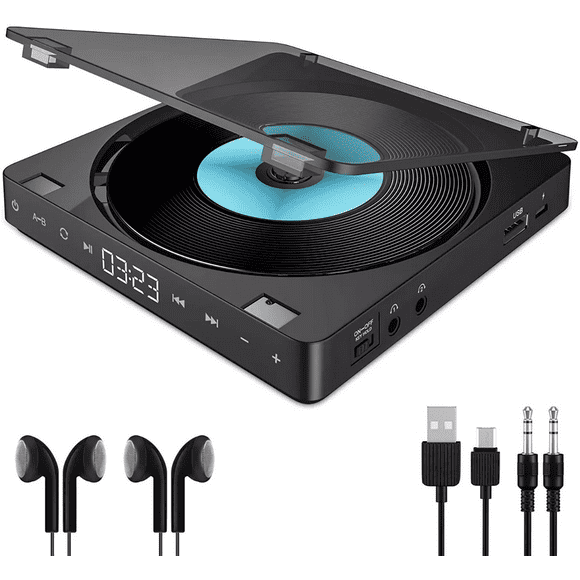 Reproductor De Cd Portátil Recargable