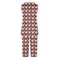 thumbnail image 4 of Mujeres Tops de Verano Impreso Casual sin Mangas Cuello Redondo, Pantalones Recortados para Uso Casual Y de Fiesta, 4 of 7