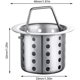 thumbnail image 2 of Kitchen Sink Filters, 2 Pieces Kitchen Sink Strainers, Kitchen Drain Strainer, Sink Strainer Filter, Drain Strainer, for Bathroom Sink Wash Basin, Bat, 2 of 5