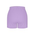 thumbnail image 6 of RYRJJ Womens Athletic Ribbed Sweat Shorts Summer Casual High Waisted Drawstring Gym Running Workout Shorts with Pockets(Purple,S), 6 of 7