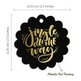 thumbnail image 6 of Inkdotpot Jingle All The Way Christmas Bottle Tag Real Gold Foil Favor Hang Tags Pack Of 50, 6 of 7
