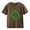 Brown, variant on Edgy Splatter Clover Kids' Girls Boys Short-Sleeve Crew Neck T-Shirt - Distressed Green Graphic, Soft St. Patrick's Day Lucky Charm Top