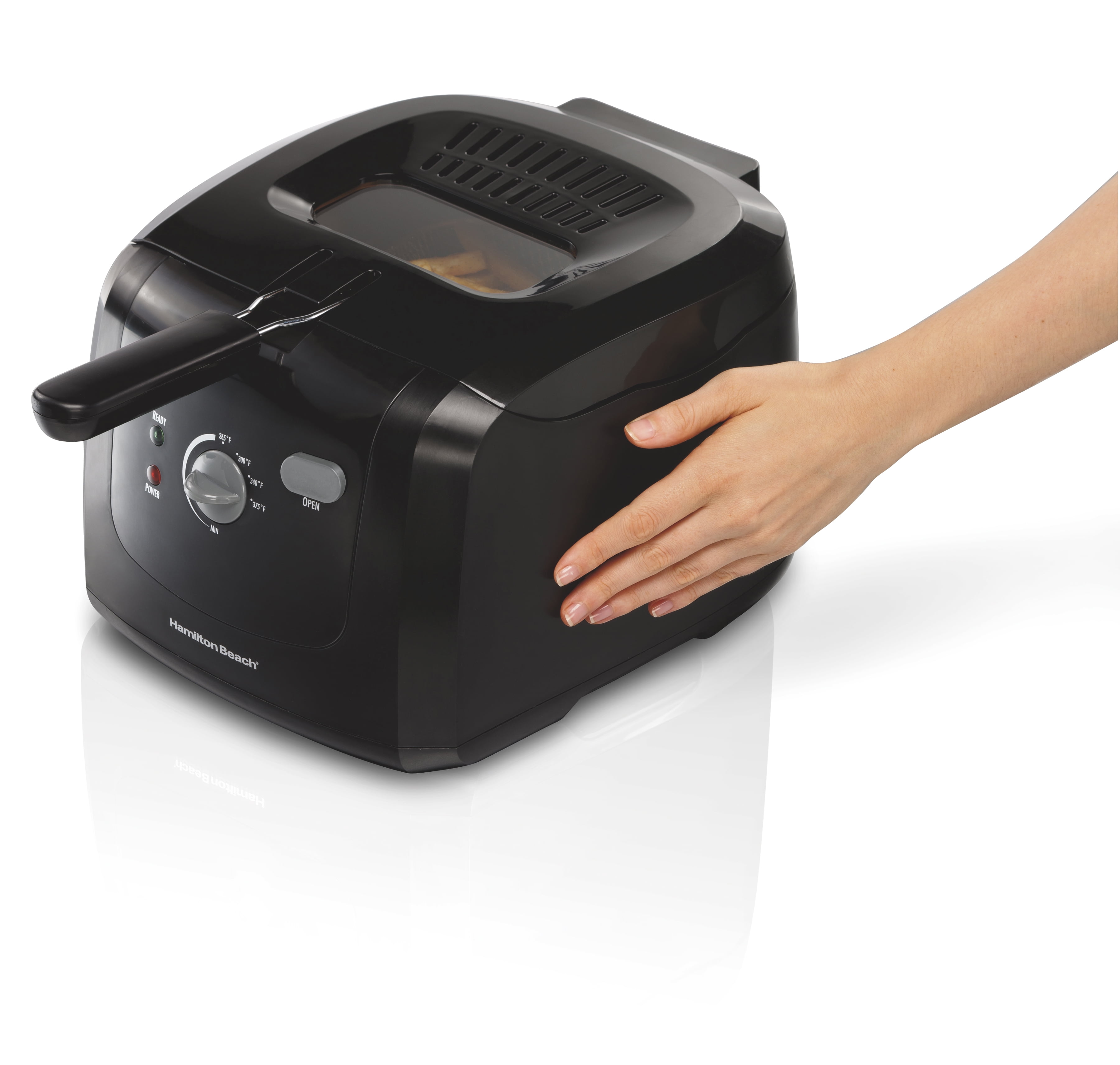 Hamilton Beach® Cool-Touch Deep Fryer, Black