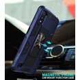 thumbnail image 5 of for Galaxy A01 Case,Samsung A01 Case,with HD Screen Protector,Military Grade Magnetic Car Mount Kickstand Heavy Duty Shockproof Case Cover for Samsung Galaxy A01, Blue, 5 of 14