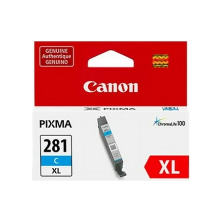 Canon - CLI-281 XL High-Yield - Cyan Ink Cartridge - Cyan