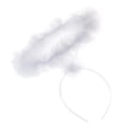 thumbnail image 1 of Diadema de Ángel Blanca jinwen Tiara cabellero Adorno de cabello elegante, 1 of 8