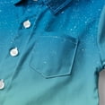 thumbnail image 4 of breaise Boys' Long Sleeve Button Down Shirt Tie Dye Collared Shirts with Chest Pocket Button Up Dress Shirt Uniform, 4 of 7