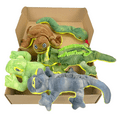 thumbnail image 4 of LECHONG Christmas Dog Toys for Aggressive Chewers, Woodland Series Chewable 5-Piece Stuffed Animal Toys Bundle with Alligator, Frog, Turtle, Lizard, Snake for Chewing (5 Pack), 4 of 8
