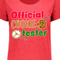thumbnail image 4 of Inktastic Official Cookie Tester Christmas Cookies Women's Plus Size T-Shirt, 4 of 5