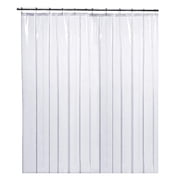 3 pack Liba Heavy Duty Mildew Resistant Waterproof 10G PEVA Bathroom Shower Curtain Liner, 72" x 72", Clear