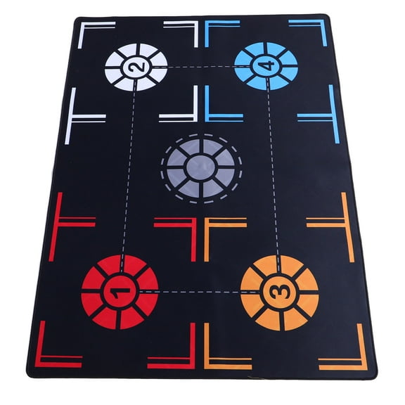 OFFIGAM Silent Multi Rubber Basketball Training Pad for Indoor Footwork, Dribbling, and Skill Development
