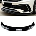 thumbnail image 2 of For VW Tiguan R Line 2021-2023 Gloss Black Front Bumper Spoiler Lip Kit Splitter, 2 of 11