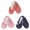 Assortment B, variant on BambooMN Adult Super Soft Warm Cozy Animal Slippers Assortment B, Extra Large 3 Pairs