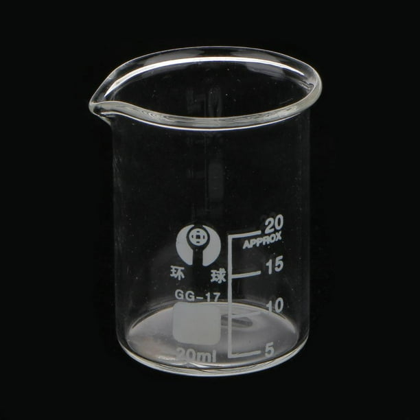 Vaso de Precipitados de 10ml Y 20ml, Cristalería, Suministros de Laboratorio de Vidrio de Borosilicato