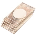 thumbnail image 4 of Miangastore 4Set Mini House Screen Traditional Chinese Style Beige Wood Furniture Photo Prop For Hobbyists And Collectors, 4 of 8