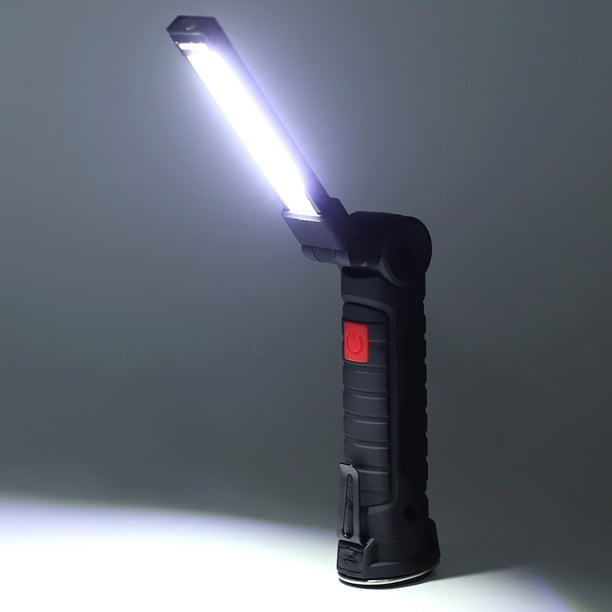 Mini Lampe Torche LED Rechargeable Avec Aimant – étanche, Compacte, 3 Perles Haute Luminosité Pour Camping, Rando, Réparation