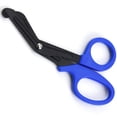 thumbnail image 2 of Bandage Shears, Stainless Steel Scissors with Serrated for Cutting Gauze Bandages Canvas Wool, Ergonomic Handle Design, 2 of 8