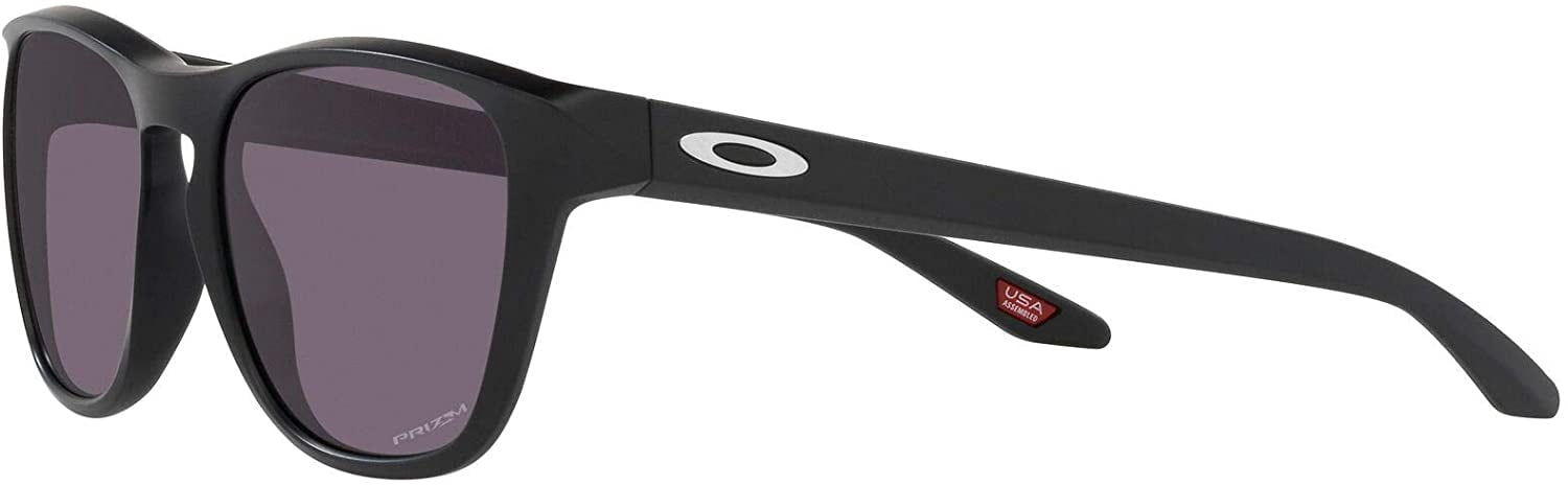Oakley Mens Oo9479 Manorburn Square Sunglasses Matte Black/Prizm Grey 56 Millimeters