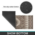 thumbnail image 7 of Boho Brown Pattern Kitchen Rugs and Mats Sets Of 2, Funny Kitchen Decoration Rubber Backing Non-Slip Absorbent Mats for Sink Waterproof Runner Rug for Laundry Room 17x30+17x48inch, 7 of 7