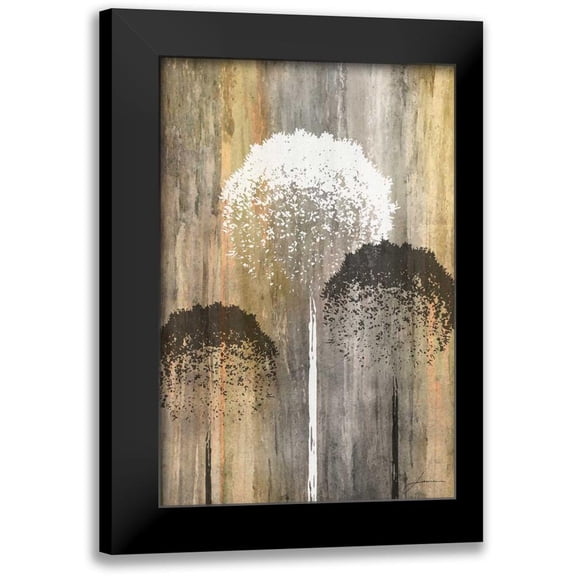 Burghardt, James 11x14 Black Modern Framed Museum Art Print Titled - Rustic Garden I
