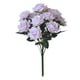 thumbnail image 1 of Wosthever Ramo de rosas artificiales de 12 cabezas, ramo de flores de simulación, decoración del banquete de boda, rosa Flores artificiales púrpura, 1 of 6
