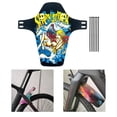 thumbnail image 4 of Guardabarros de carretera para bicicleta, neumático , salpicadura de fibra de carbono, compatible con 26, 27,5, 29 pulgadas, guardabarros Bestia hermosa Macarena guardabarros de bicicleta de montaña, 4 of 6