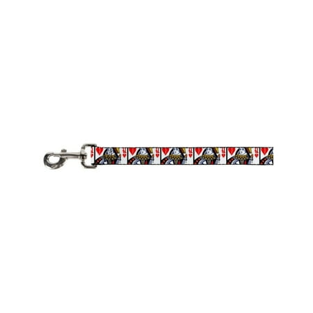 Heart Leash - Playing Cards Queen of Breaking Broken Hearts Fun Animal Pet Dog Cat Leash