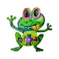 thumbnail image 4 of 3pc Frogs Decor, Outdoor Wall Art, Metal Frogs Wall Decor for Fence, Garden, Patio, Yard, Outside Gifts for Adult Clearance, 4 of 7