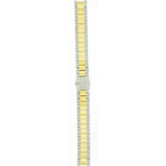 Vivante, Two Tone Stainless Steel Metal, 14mm, Regular Length, Fits Watch Model 241184  003227