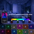 thumbnail image 2 of Stars Projector, Galaxy Light Projector for Bedroom 21 Effects Rotating Projection Night Light Ceiling Star Galaxy Projector with Bluetooth Timer and Remote Room Decor Lights for Kids Party, 2 of 10