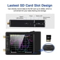 thumbnail image 3 of VNA-H4 Vector Network Antenna Analyzer 4" Display 10KHz-1.5GHz MF HF VHF UHF With SD Card Slot Version ,Avoid Switching Noise, 3 of 6