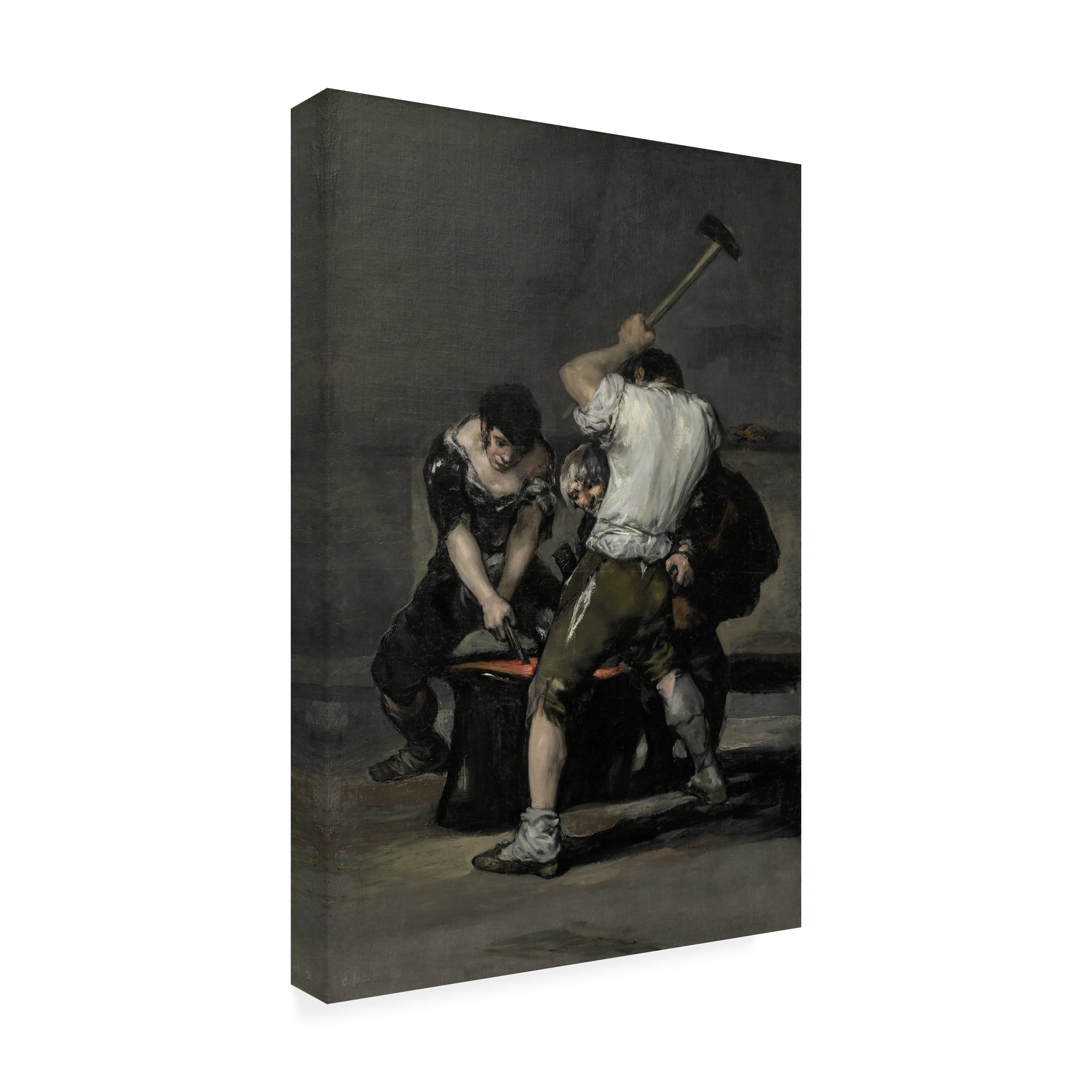 Francisco Goya 'The Forge' Canvas Art