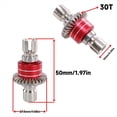 thumbnail image 4 of Para Go 1/16 16207 H16BM-PL 1/14 14210 H14BM 14301-02-03 Piezas para Coches RC Engranaje Diferencial Delantero y Trasero Rojo, 4 of 5