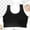 Black, variant on Women Bras Plus Size,Ladies New Yoga Sports Vest Wrapped Chest Without Steel Ring Underwear