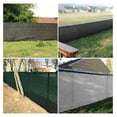 thumbnail image 3 of 6FT x 40FT Black Fence Screens, Heavy Duty 150 GSM, with Zipties, for Chain Link Fences, 3 of 7