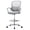 Gray-Fixed arm, variant on Atilioo Drafting Desk Chair, Ergonomic Home Office Chair with Lumbar Support, Flip-up Arms, Footrest, 360° Swivel, Height Adjustable, Gray
