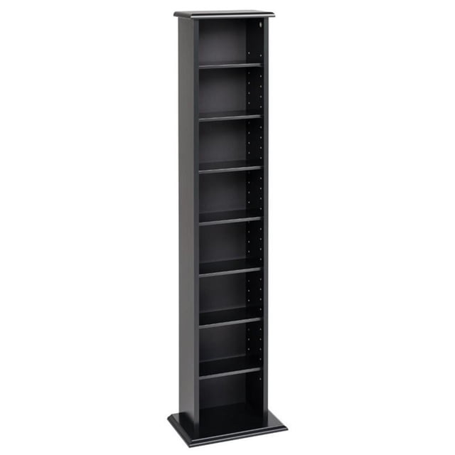 Wright Home Engineered Wood Media Storage Tower in Black Finish